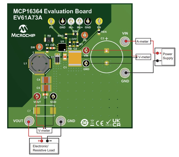 Microchip Technology Carte d'évaluation MCP16364
